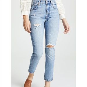 Levis 501 skinny jeans in cant touch this